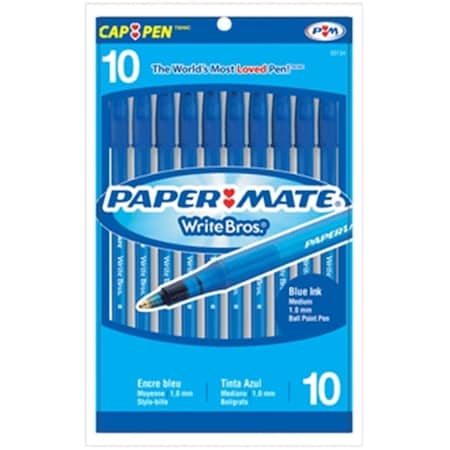 Sanford Paper Mate Write Bros. Ballpoint Blue Medium, 120PK 9313499